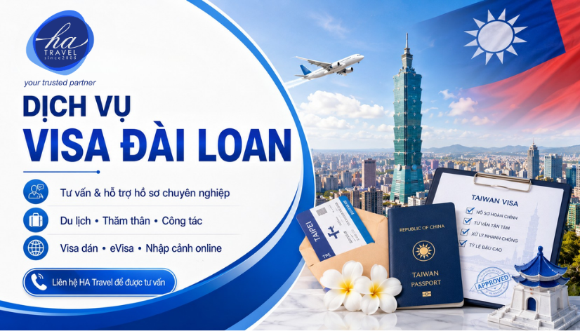 DỊCH VỤ VISA ĐÀI LOAN